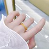 【限时克减150元】足金999.9 #复古风 【精品】镂空招财铜钱造型金币镜面金固口圈戒女戒(AIJZ00143)（预售产品下单后不退款不退货不换货不补差价 商品缩略图0