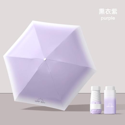热卖！晒不黑！MINI渐变晴雨伞 伞界“安耐晒”！扁小轻 晴雨两用 随行简约 6色可选 商品图7