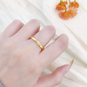 【限时克减150元】足金999 【精品】黄金实心高光莫比乌斯环固口圈戒戒指(AUQJZ00119)预售产品下单后不退款不退货不换货不补差价