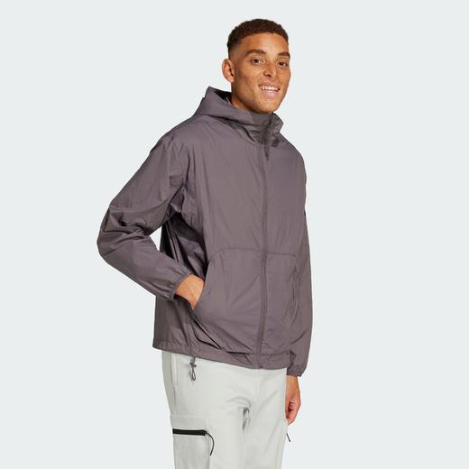 Adidas阿迪达斯CITY ESCAPE WINDBREAKER 轻肤感系列运动休闲宽松连帽轻风衣外套JF3292 商品图5