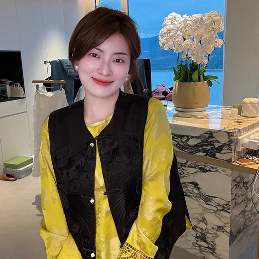 【不退不换】【现货】良木礼国风亚麻刺绣马甲(0467) 商品图2