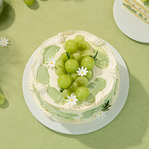 【清新不腻】伯牙绝弦生日蛋糕，与好友共赴一场茶香四溢的春日聚会派对。一抹青韵茶香满溢，一口伯牙绝弦回味悠长。 商品图1