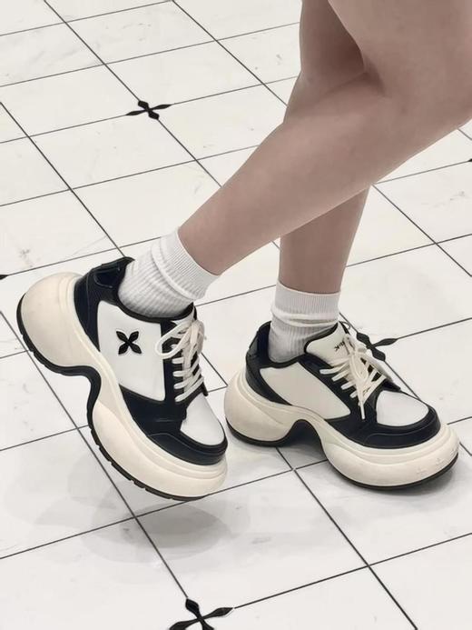 SMFKTide2025春夏最新王炸爆款百搭时尚潮流厚底十字花休闲鞋（HC） 商品图12