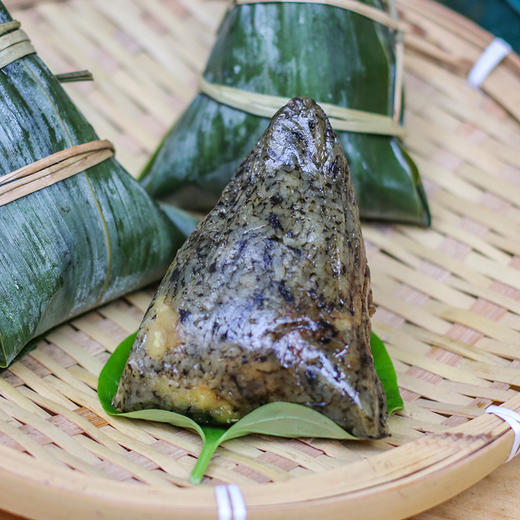 茂德公湛江特产金捞叶一口叉烧肉粽子早餐速食端午节礼盒480g*4包 商品图4