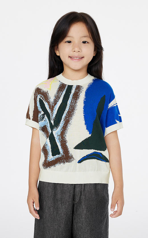 jnby   25年夏款   短袖套头针织衫   1P4313140 商品图7