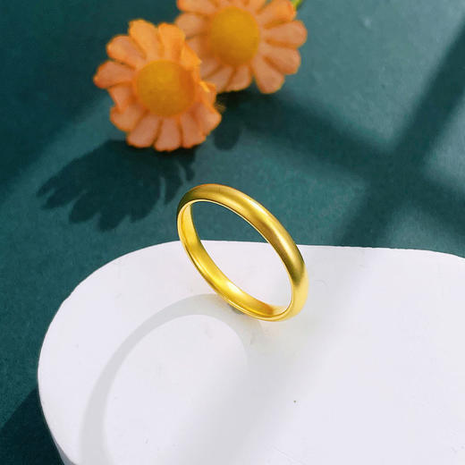【限时克减150元】足金999 #复古风 #固口戒指 5G黄金空心固口戒指光圈戒指素圈戒指仿古法泥鳅背固口圈戒(BE5GJZ00095-1)（预售产品下单后不退款不退货不换货不补差价 商品图1
