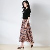【高货sh】全新升级【铂金会员165/天猫219/差价54】(51158) 洛诗琳25夏季纯棉印花大摆半身裙松紧腰中长款遮胯碎花裙 商品缩略图3
