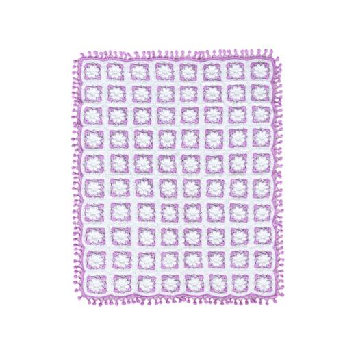 苏苏姐家雪绒花毯云小朵版手工编织自制DIY钩针毯子毛线团材料包 商品图4