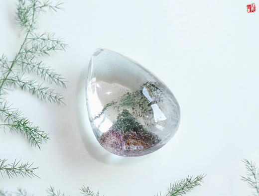 【森澜】绿幽灵水晶吊坠 配精美挂绳 商品图3