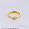 【限时克减150元】足金999.9 【精品】实心镜面金米字车花固口戒指圈戒(AIJZ00146-1)（预售产品下单后不退款不退货不换货不补差价（预售产品下单后不退款不退货不换货不补差价 商品缩略图3