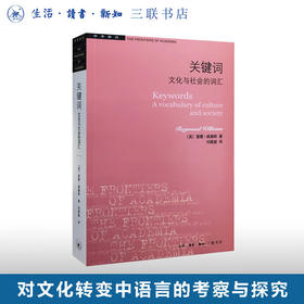 关键词（二版）雷蒙·威廉斯 著 学术前沿 三联书店