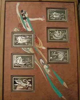 证书原册 2000年敦煌藏经洞发现纪念2盎司银币6枚(共12盎司)