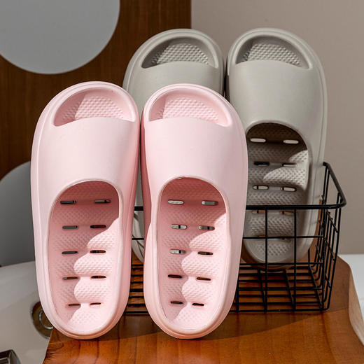 【为浴而生 告别积水 29.9任选2件】浴室漏水拖鞋防滑防臭夏季eva拖鞋室内居家洗澡拖鞋酒店拖鞋 商品图2