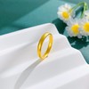 【限时克减150元】足金999.9 #复古风 古法空心固口戒指素圈戒指条戒（面宽约2.8-3.2mm）(AIGFJZ00275-1)（预售产品下单后不退款不退货不换货不补差价 商品缩略图1