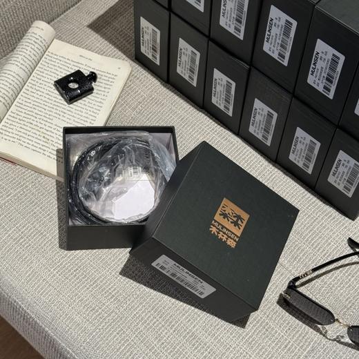 木林森头层牛皮皮带，线下专柜款 英伦风尚经典系列，休闲商务 百搭！ 商品图0