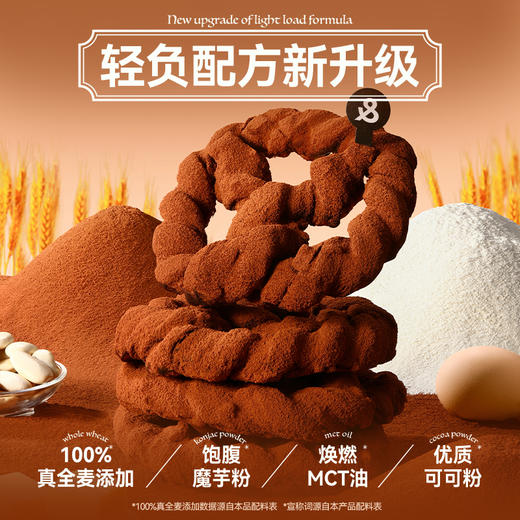 【退酮过渡】【生酮不可】【短保产品不支持无理由退货】哥本健康™MCT魔芋黑巧可可碱水结 120克/袋 商品图2