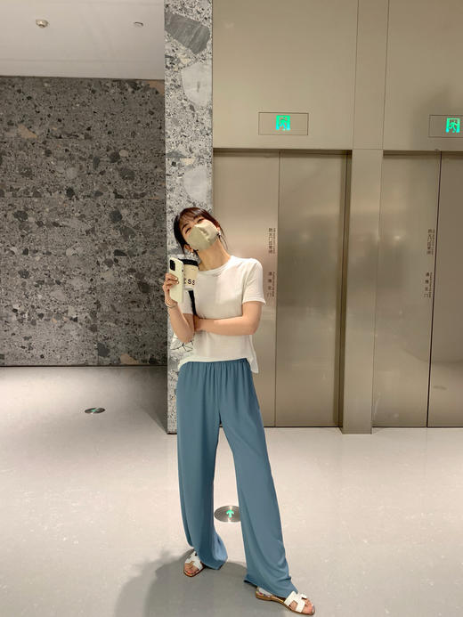 夏天降温神裤“腿神”担当  显高显瘦醋酸甩裤空气裤 商品图4