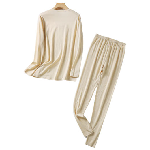 丁摩新款真丝男士内衣套装 桑蚕丝秋衣秋裤套装AL1002 商品图4