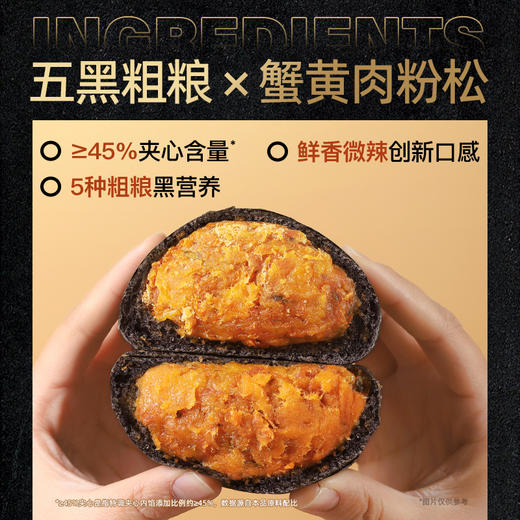 【退酮过渡】【生酮不可】【短保产品不支持无理由退货】哥本™全麦魔芋五黑欧包（红豆肉酥味/蟹黄肉酥味） 商品图2