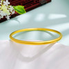 【限时克减150元】足金999 #电商超轻  #标重  古法空心素圈手镯（面宽约3.3-3.7mm）(AUGFSZ00001-5)（预售产品下单后不退款不退货不换货不补差价） 商品缩略图1