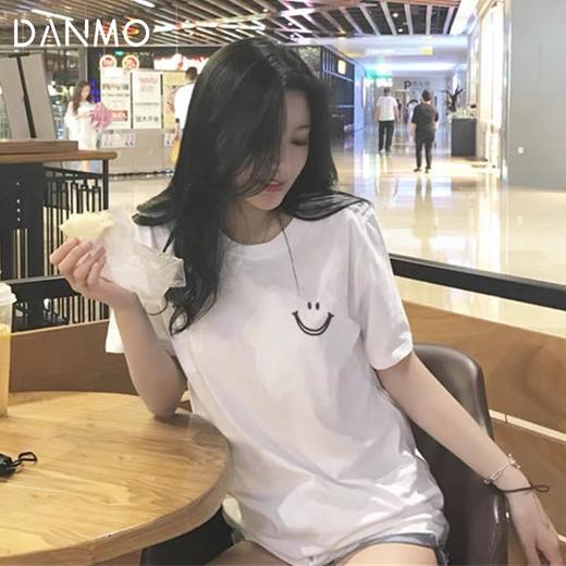 「99任选三件，单拍不发，自行设置满减」DANMO纯棉重工刺绣T，耐磨耐穿抗起球， 宽松显瘦（3-5天发货） 商品图5