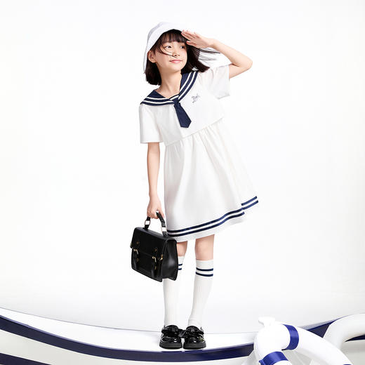 【实体店同款】女童短袖连衣裙夏季新款安奈儿童装AG523622 商品图3