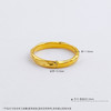 【限时克减150元】足金999 【精品】黄金实心高光莫比乌斯环固口圈戒戒指(AUQJZ00119)预售产品下单后不退款不退货不换货不补差价 商品缩略图3