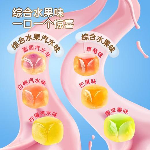 新期天果汁100mini棒棒软糖（白桃味+卡曼橘味）60g/袋 商品图2