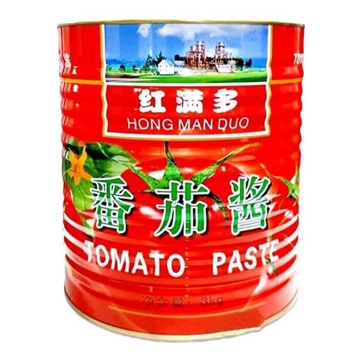 新疆红满多番茄酱3kg*6罐商用一整箱青海拉面西红柿炒面意面0脂肪校区食堂拉面店 商品图0