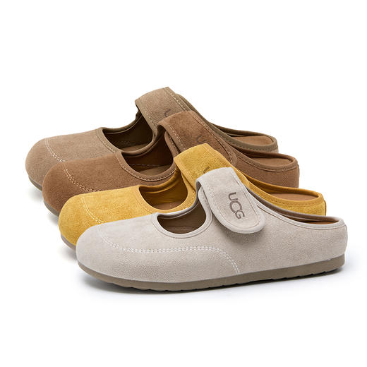 【限时秒杀】西遇玛丽珍勃肯鞋女新款春夏丑萌圆头穆勒鞋平底包头半拖鞋V0556520 商品图4