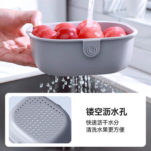 【2套】MAYNOS双层加厚中号水果收纳篮 商品图2