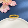 【限时克减150元】足金999.9 古法金实心浮雕花卉卷草纹固口戒指（面宽约2.4-2.8mm）(ANWZGFJZ00005-1)（预售产品下单后不退款不退货不换货不补差价 商品缩略图3