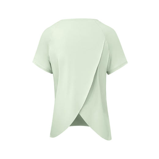 UPF50+冰感防晒t恤女夏季新款透气健身开叉速干防紫外线短袖上衣 商品图4