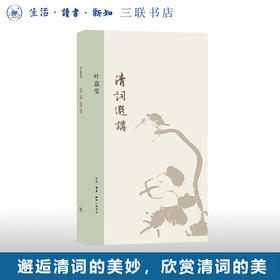 清词选讲 叶嘉莹作品系列 诗词散文 三联书店