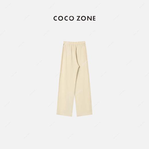 COCO ZONE 通勤风纯色休闲长裤前幅贴袋设计裤子 23C18897 商品图1