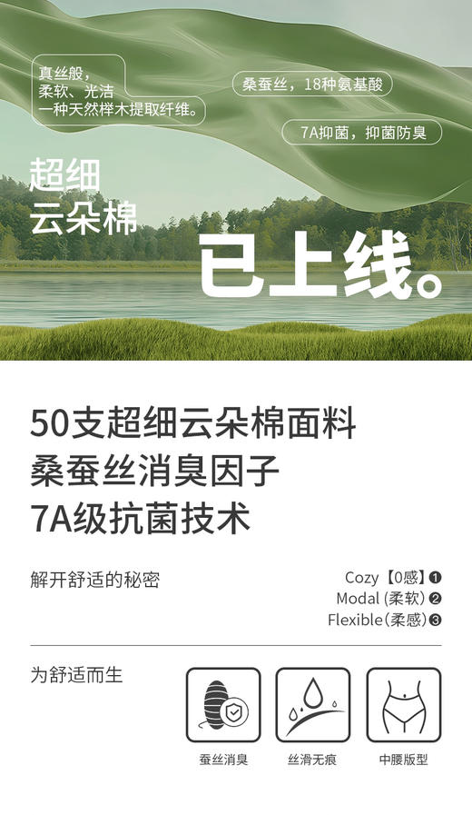 小卫士柔小裤6条装女士内裤 商品图9