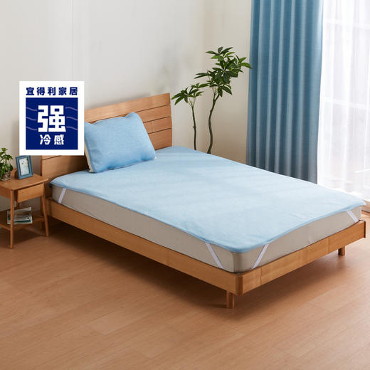 强冷感 透气网眼床品系列 床垫/枕垫 摩卡/蓝色 单人/双人/特大双人 商品图5