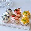 【店长推荐】蓝莓草莓芒果纸杯小蛋糕-纸杯颜色随机 商品缩略图0