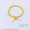 【限时克减150元】足金 #两世欢 #电商超轻 无氰5D硬金圆珠手链两世欢吊饰转运金珠弹力绳手串(V5DSC00013)预售产品下单后不退款不退货不换货不补差价 商品缩略图3