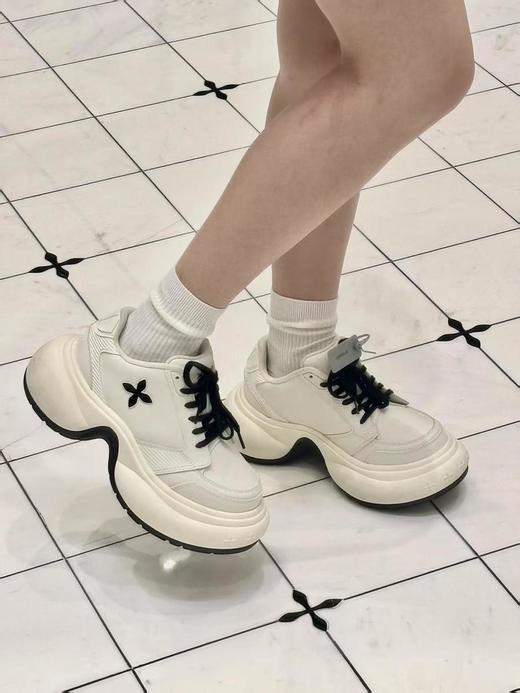 SMFKTide2025春夏最新王炸爆款百搭时尚潮流厚底十字花休闲鞋（HC） 商品图10