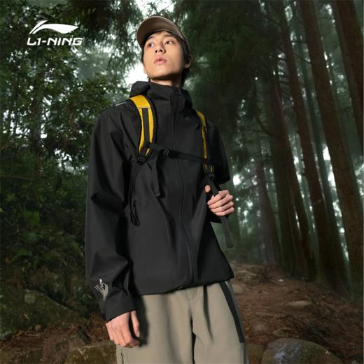 【S-2XL断码】李宁CF溯万龙甲男女同款防暴风雨防风透湿单层冲锋衣AEMV005【库存有限，如无货将做退款，介意慎拍！】 商品图3