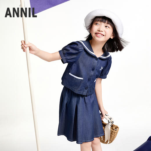 【实体店同款】女童套装夏季新款安奈儿童装AG521707 商品图1