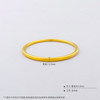 【限时克减150元】足金999 #电商超轻  #标重  古法空心素圈手镯（面宽约3.3-3.7mm）(AUGFSZ00001-5)（预售产品下单后不退款不退货不换货不补差价） 商品缩略图3