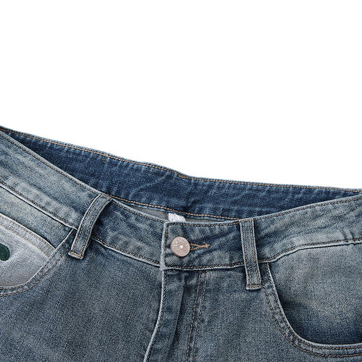 【断码清仓】HX 春秋季水洗萝卜牛仔长裤字母点缀S201511059101 商品图12