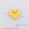 【限时克减150元】足金 【精品】3D硬金仿古法双面连年有余双鱼锦鲤锁包莲花平安如意锁包吊坠(AU3DDZ00005)（预售产品下单后不退款不退货不换货不补差价） 商品缩略图3