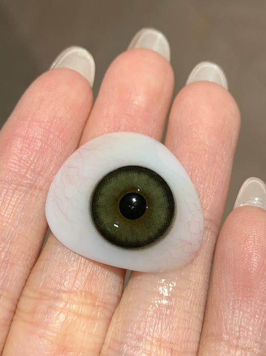 KiraFairy 蕨类留白 半年抛 两片 14.2mm 参考着色 13.5mm 基弧 8.6 含水 38% 韩国进口 商品图3