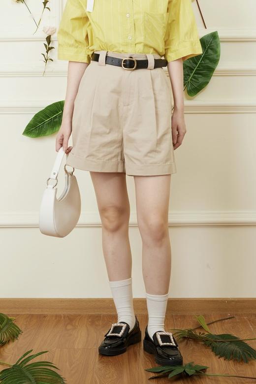 LNNNS 卡其色通勤宽松短裤 18074 商品图0