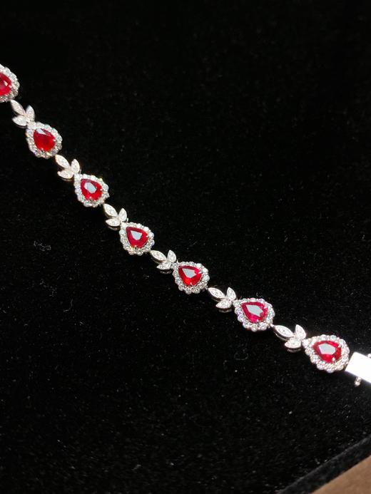 3.62ct刻面红宝石手链 商品图3