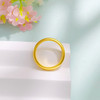 【限时克减150元】足金999 #复古风 5G黄金空心固口戒指光圈戒指素圈戒指仿古法泥鳅背固口圈戒（面宽约3.8-4.2mm）(BE5GJZ00095)（预售产品下单后不退款不退货不换货不补差 商品缩略图3
