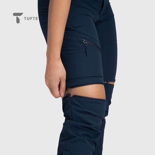 TUFTE 女士垂柳系列软壳拉链裤 商品图2